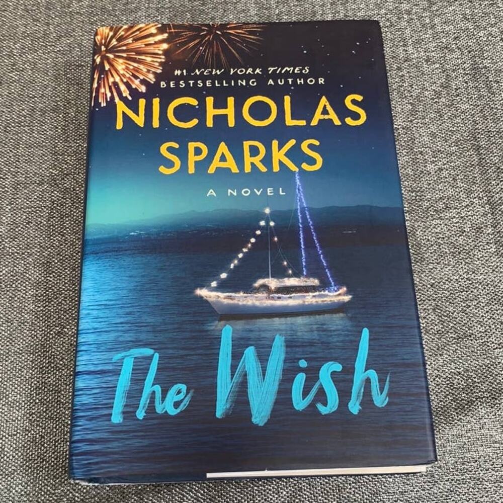 Nicholas Sparks " The Wish" Hardcover Book